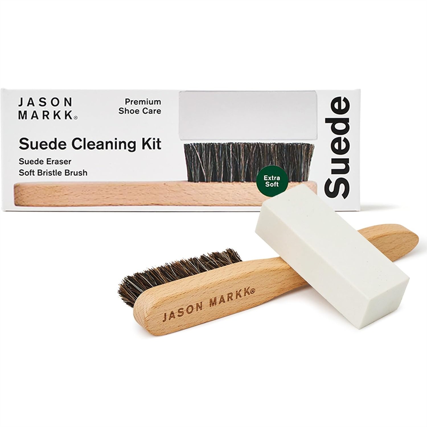 Sneaker Care Clean - Wildleder-Reinigungsset für Schuhe mit Bürste &