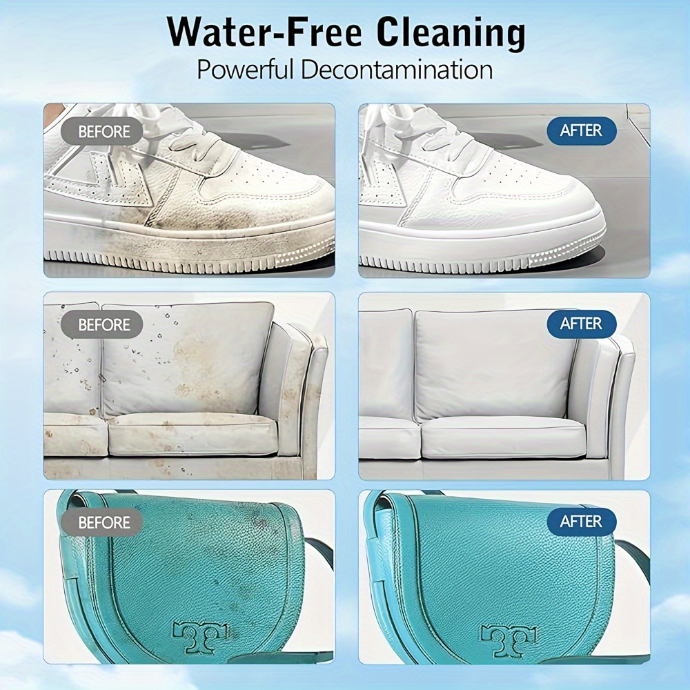 Sneaker Care Clean - Weiße Sneaker-Reinigungscreme - Aufhellende Fleckenentfernung für