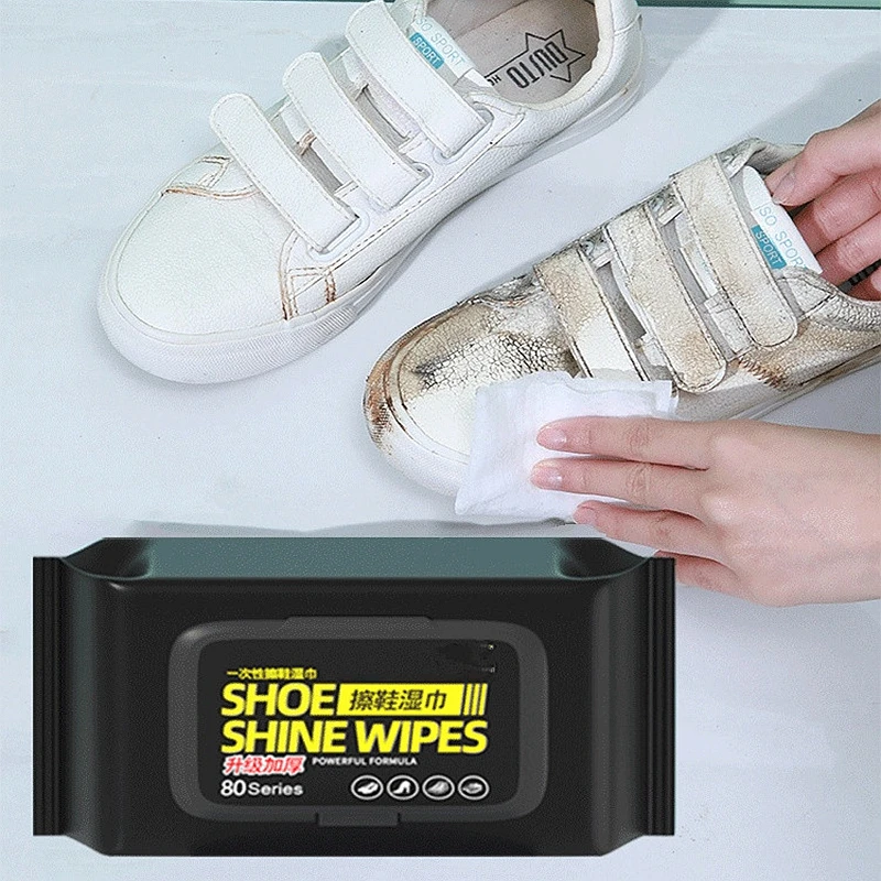 Sneaker Care Clean - Tragbare Schuhputztücher für den Außenbereich –